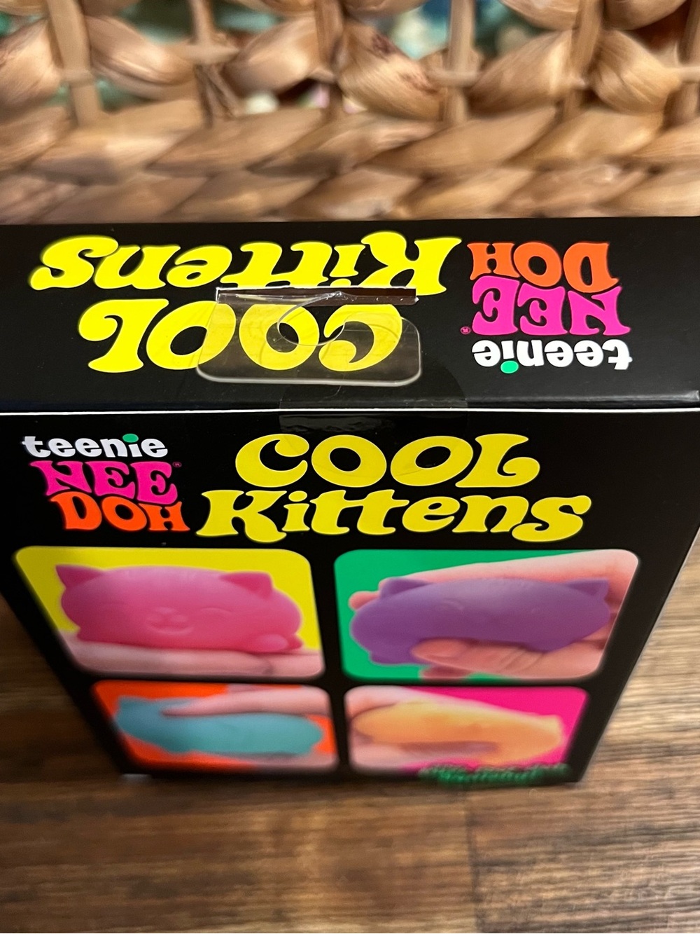 Authentic Teenie NeeDoh Cool Kittens Squishy Fidget Toys - 4 Pack - Picture 2 of 5